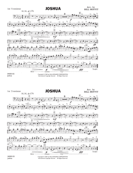 Joshua - 1st Trombone