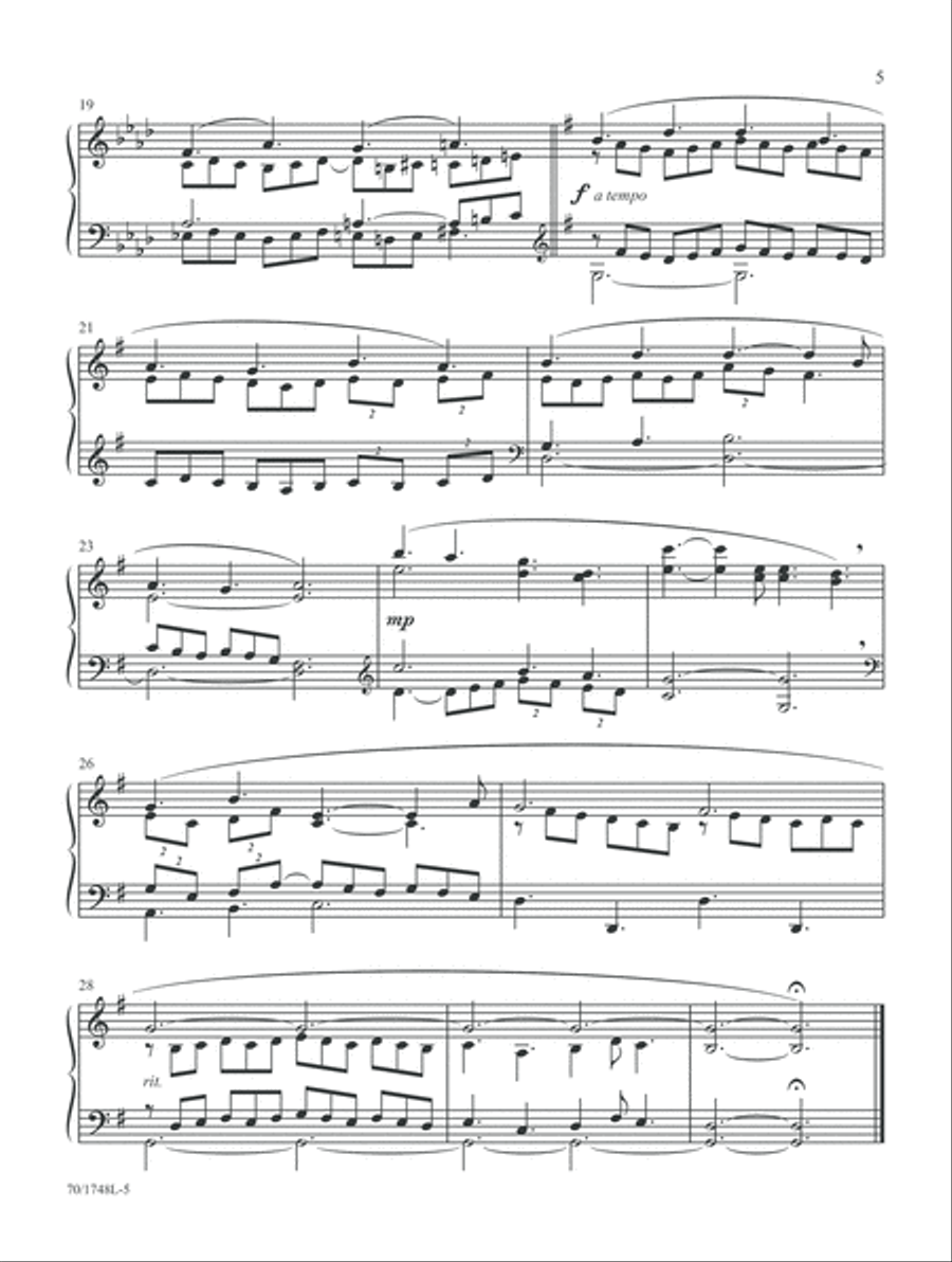 Trust in Jesus Organ scores gallery preview page 5
