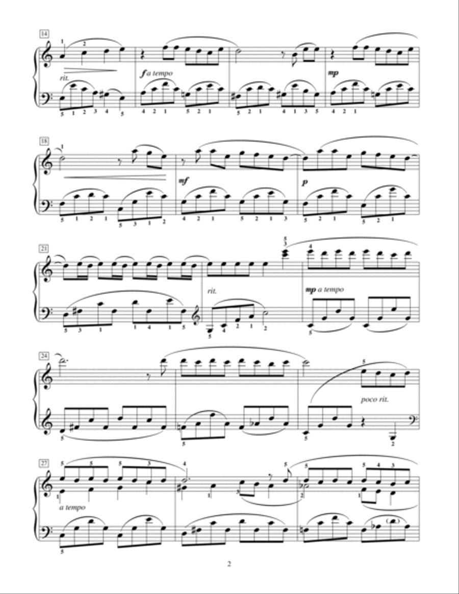 Never Say Never Piano Method scores gallery preview page 2