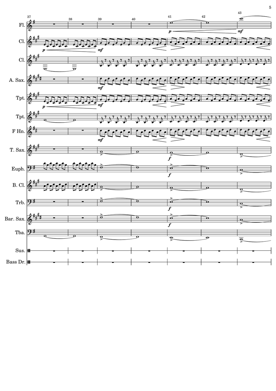 Sunshine (adagio In D Minor) Small Ensemble scores gallery preview page 5