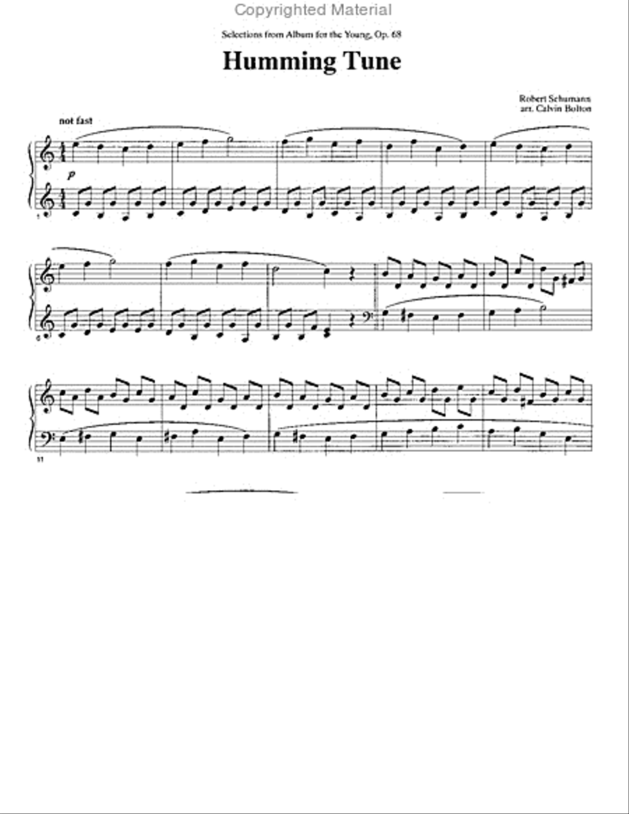 Album for the Young, Op. 68 Percussion Ensemble scores gallery preview page 2
