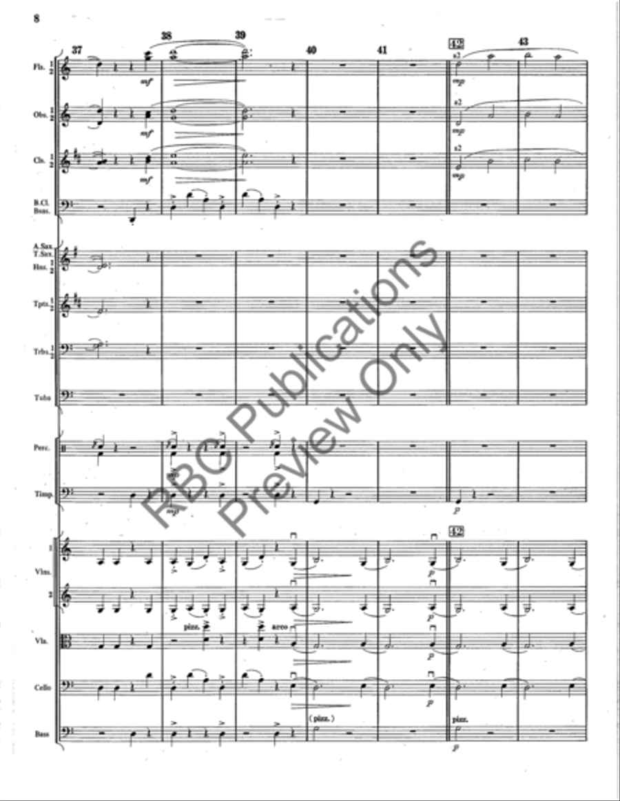 Peasant Suite Full Orchestra scores gallery preview page 9