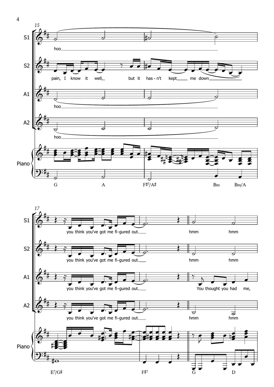 Before I Go SSAA scores gallery preview page 4