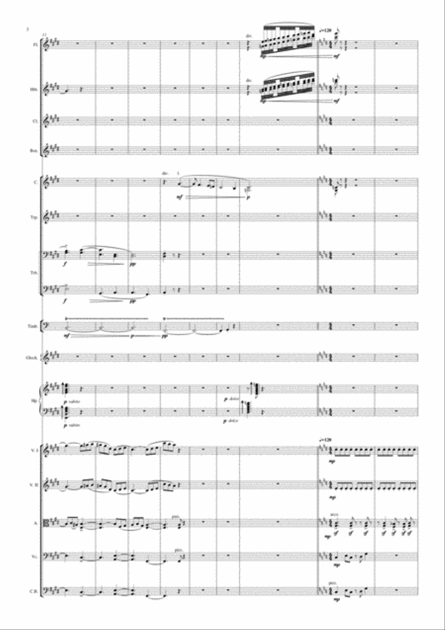 Ouverture & Soupirs Nocturnes (Complete program) Large Ensemble scores gallery preview page 2