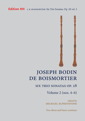 Book cover for Six Trio Sonatas, Op. 28, vol. 2