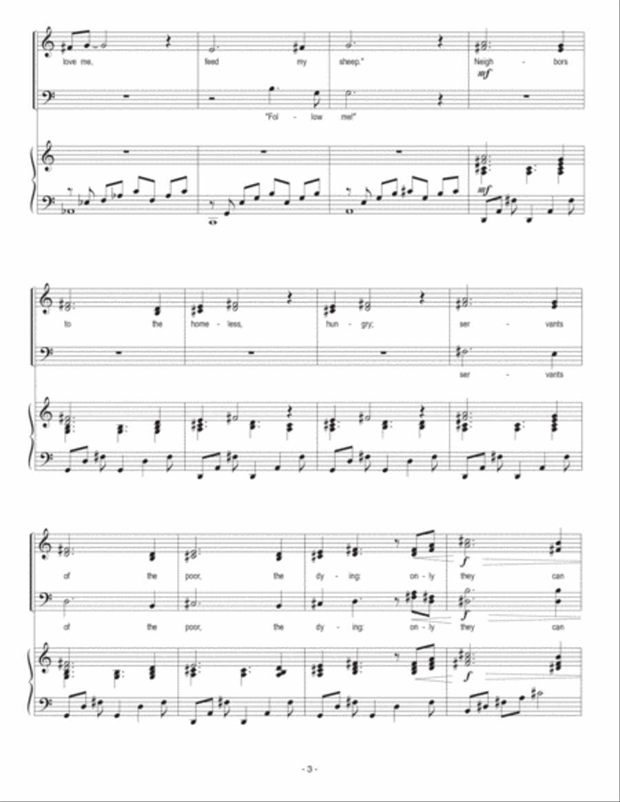 Follow Me Choir scores gallery preview page 3