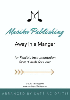 Book cover for Away in a Manger - Flexible Instrumentation