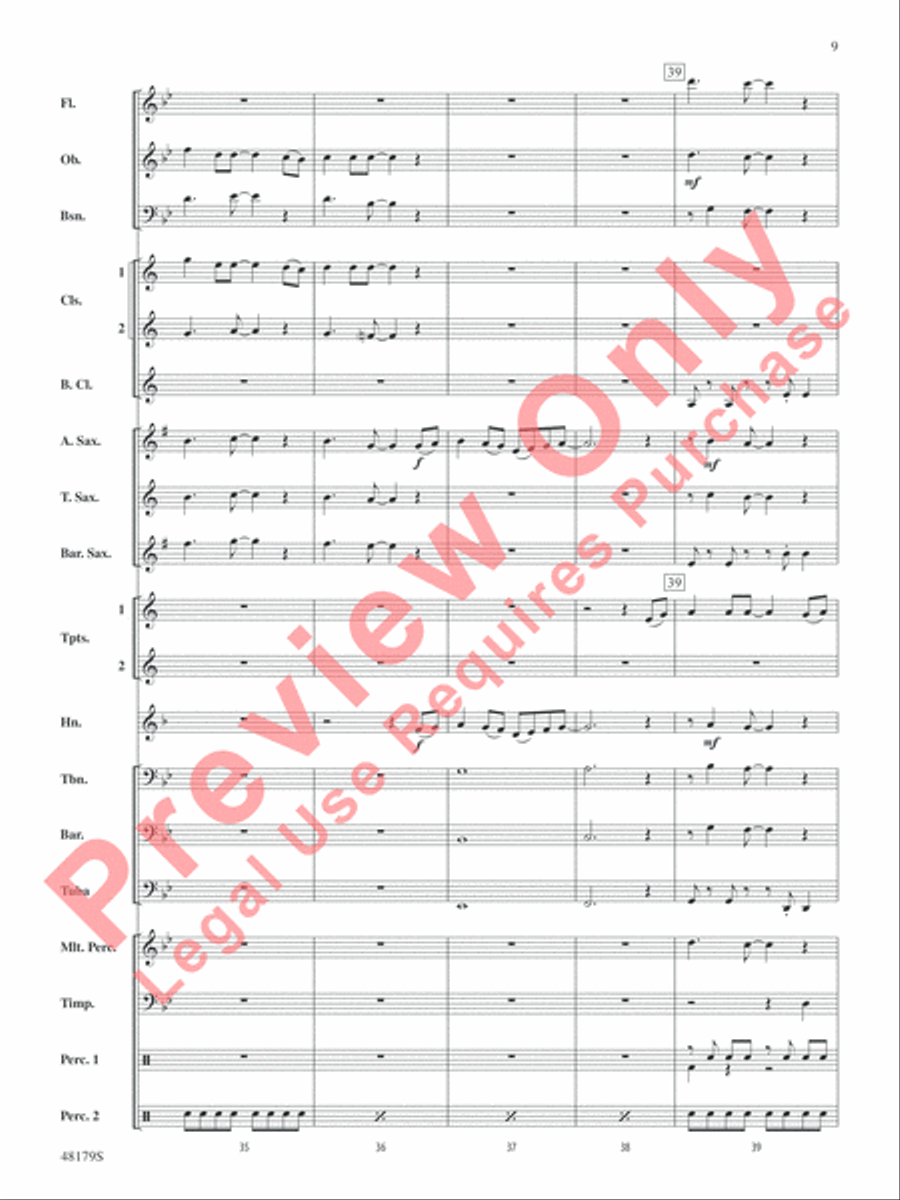 Star of the County Down Star of the County Down Concert Band scores gallery preview page 10
