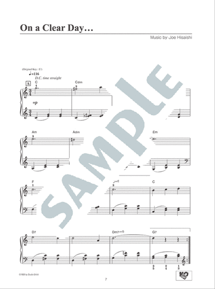 Kiki's Delivery Service Easy Level/English Version Voice scores gallery preview page 4