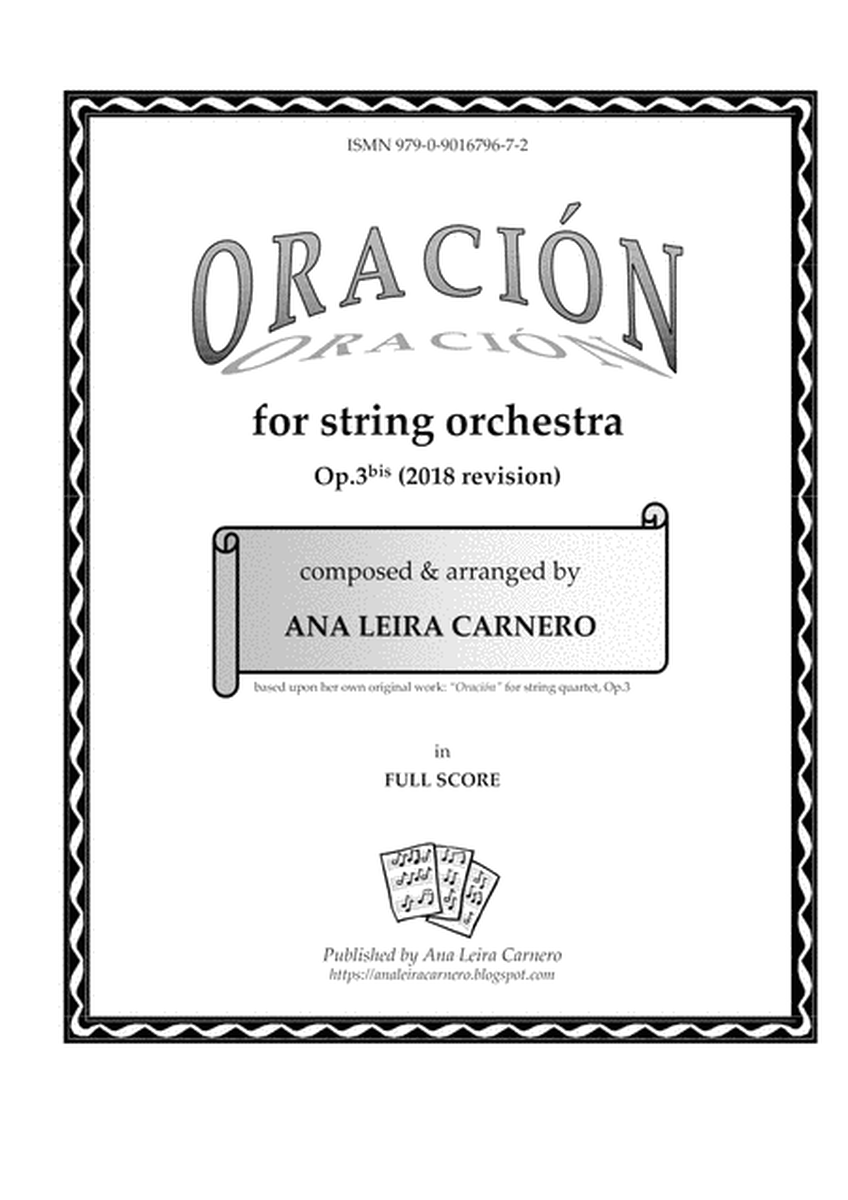 ORACION for string orchestra (2018 Revision) image number null