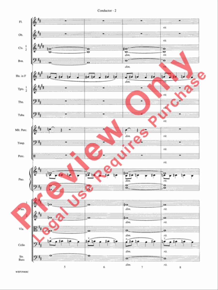 Rhapsody In Blue Full Orchestra scores gallery preview page 5