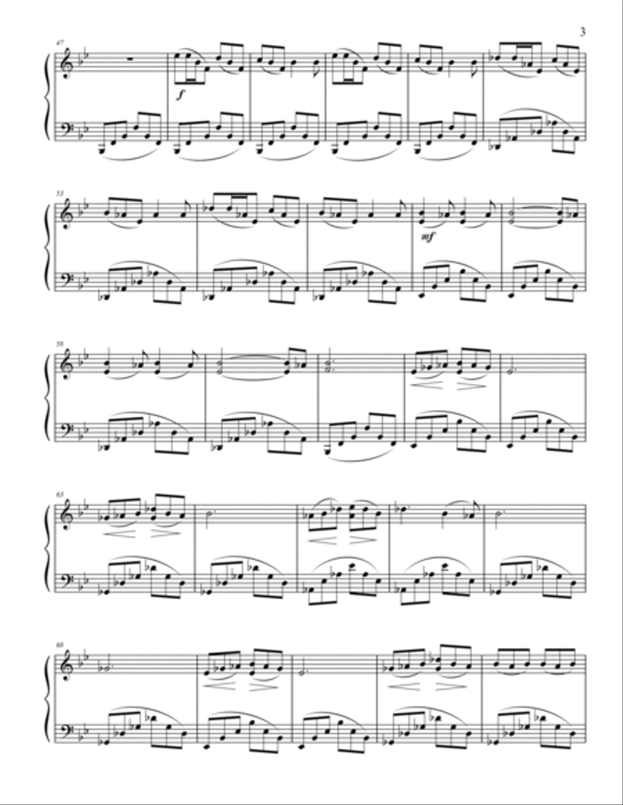 Beyond the Horizon Piano Solo scores gallery preview page 3
