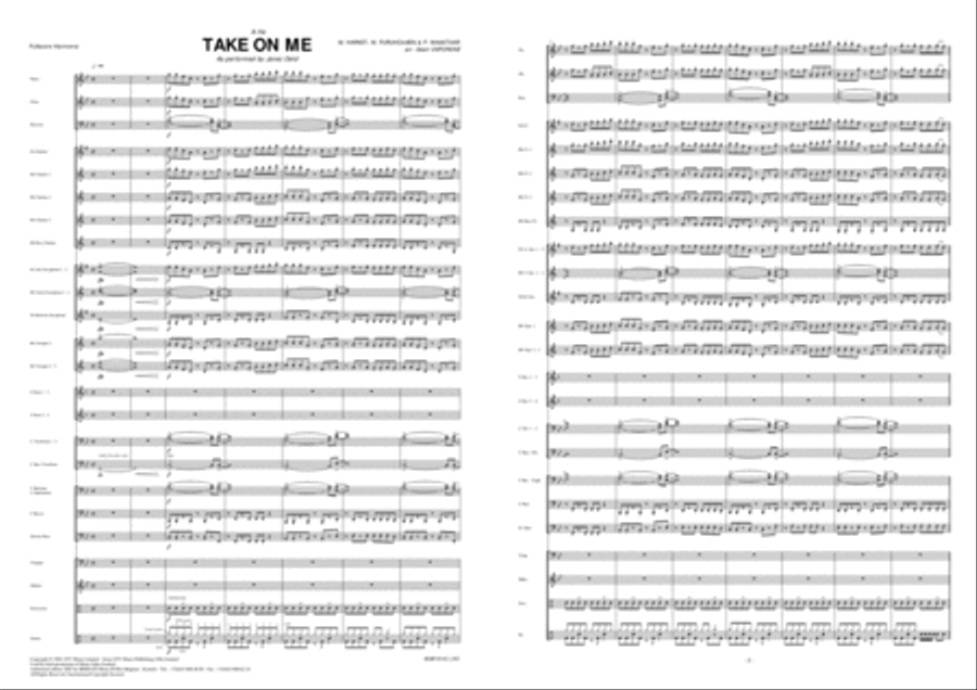 Take On Me Take On Me Concert Band scores gallery preview page 2