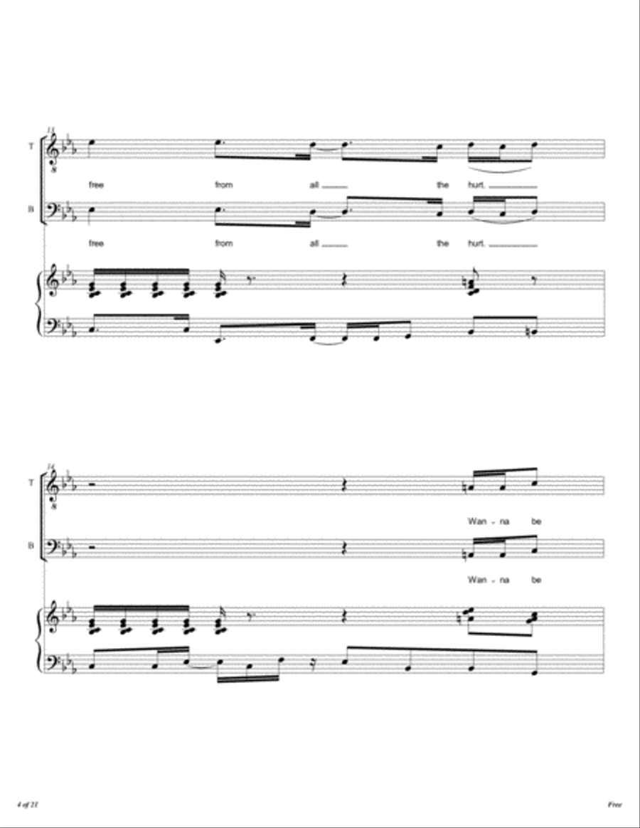 Free 4-Part scores gallery preview page 5