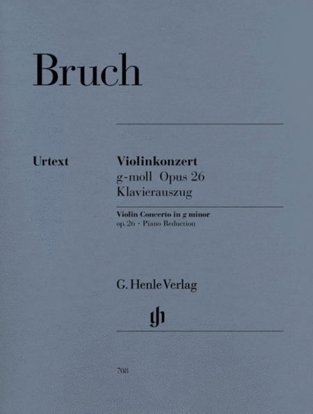 Bruch - Concerto No 1 G Min Op 26 Violin/Piano