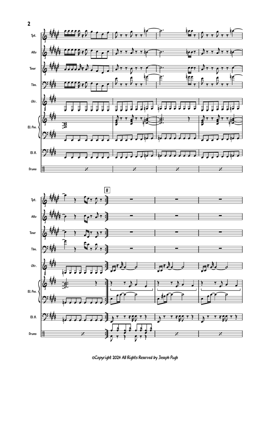 Seymore Seymore Jazz Ensemble scores gallery preview page 2