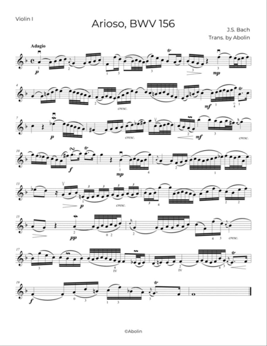 The Wedding Essentials for String Quartet, Volume 2 - Collection of 15 Pieces - Parts (no score) String Quartet scores gallery preview page 3