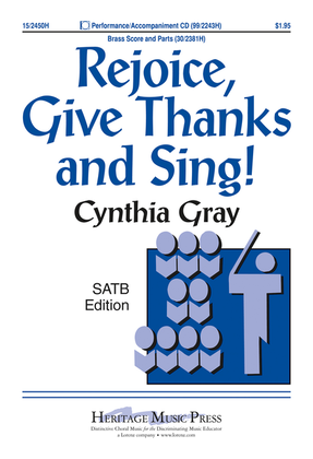 Book cover for Rejoice, Give Thanks and Sing!