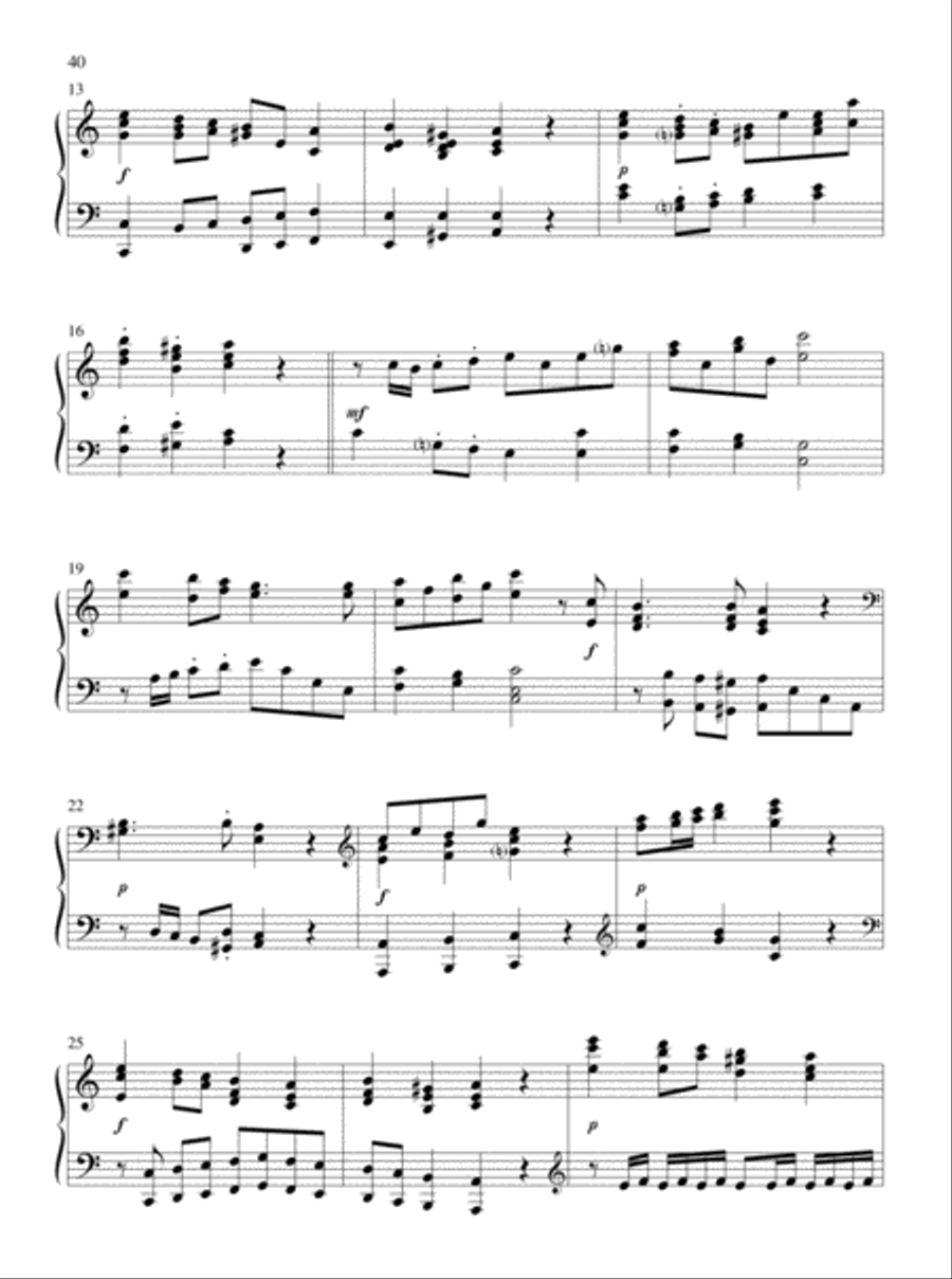 Now Proclaim Messiah's Birth Piano Solo scores gallery preview page 18