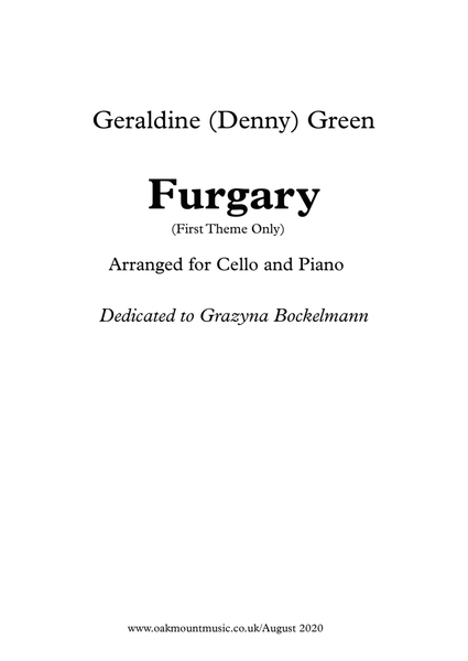 Furgary (Cello and Piano - First Theme Only Arrangement)