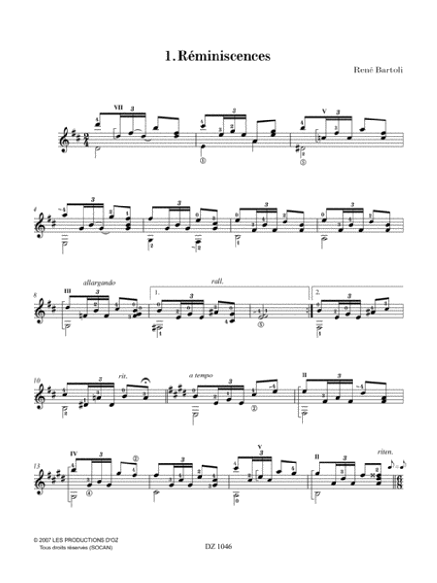La guitare dans tous ses états, vol. 6 Classical Guitar scores gallery preview page 4