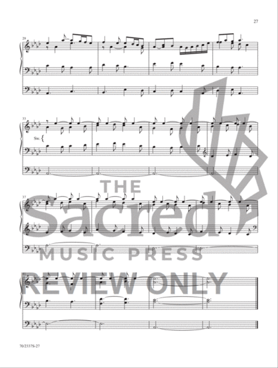 My Song Is Love Unknown My Song Is Love Unknown Organ Solo scores gallery preview page 19
