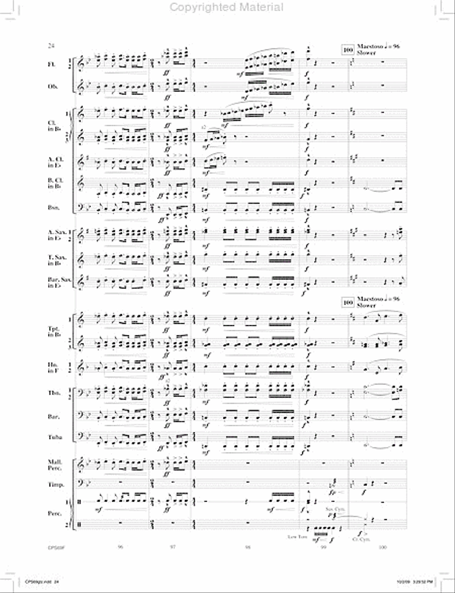 Orion's Sword Orion's Sword Concert Band scores gallery preview page 25
