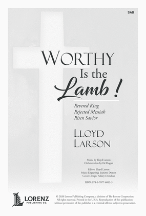 Worthy Is the Lamb! - SAB