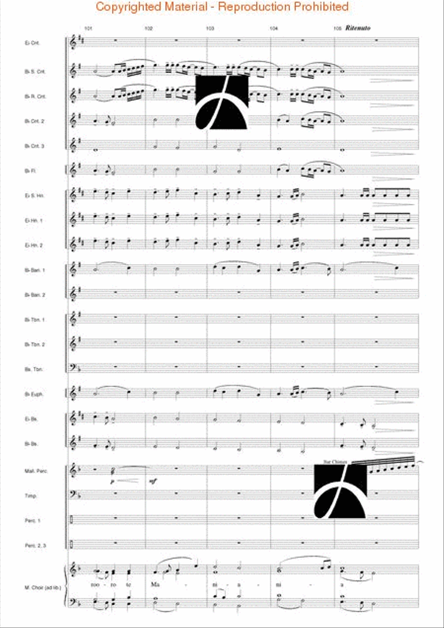 Pacific Dreams Concert Band scores gallery preview page 20
