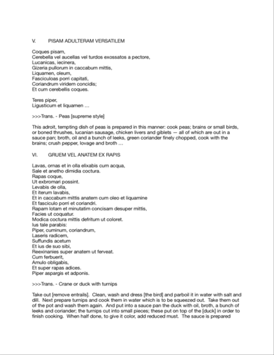 Apicius de re Coquinaria Voice scores gallery preview page 5