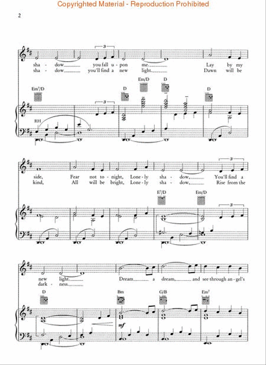 Dream a Dream Dream a Dream Voice scores gallery preview page 3