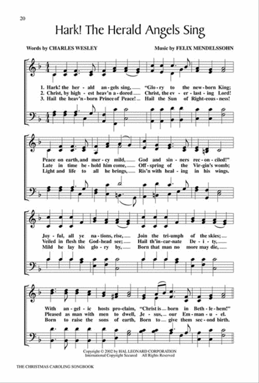 The Christmas Caroling Songbook 4-Part scores gallery preview page 4