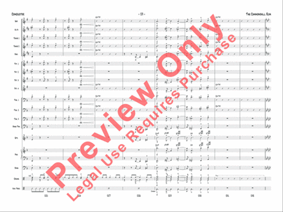 The Cannonball Run Jazz Ensemble scores gallery preview page 30