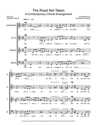 The Road Not Taken - A Contemporary Choral Arrangement