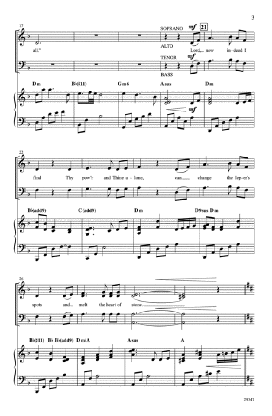 Jesus Paid It All 4-Part scores gallery preview page 3