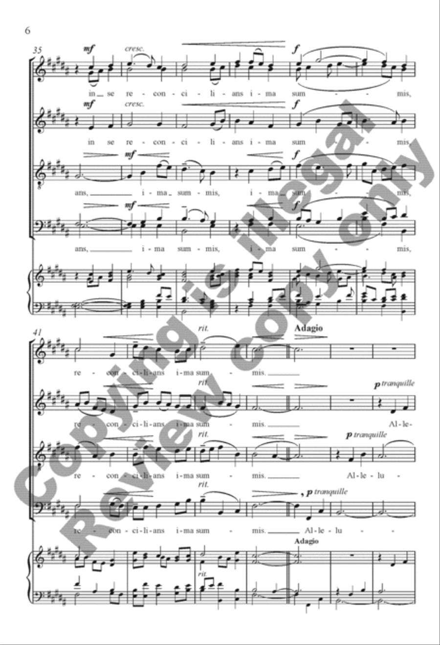 Virga Jesse 4-Part scores gallery preview page 6
