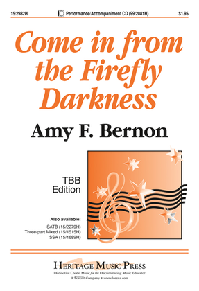 Book cover for Come in from the Firefly Darkness