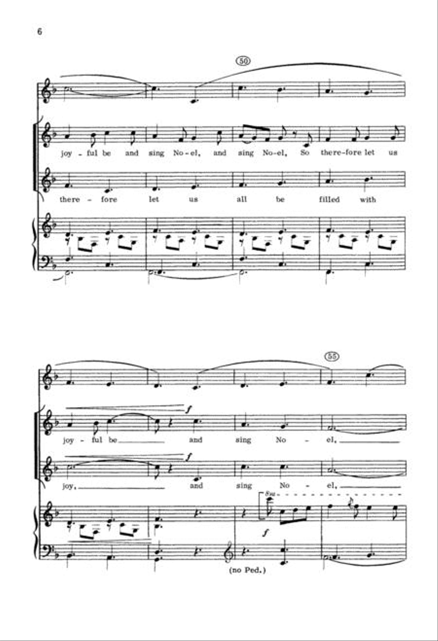 Noel, Noel, a Boy is Born 2-Part scores gallery preview page 6