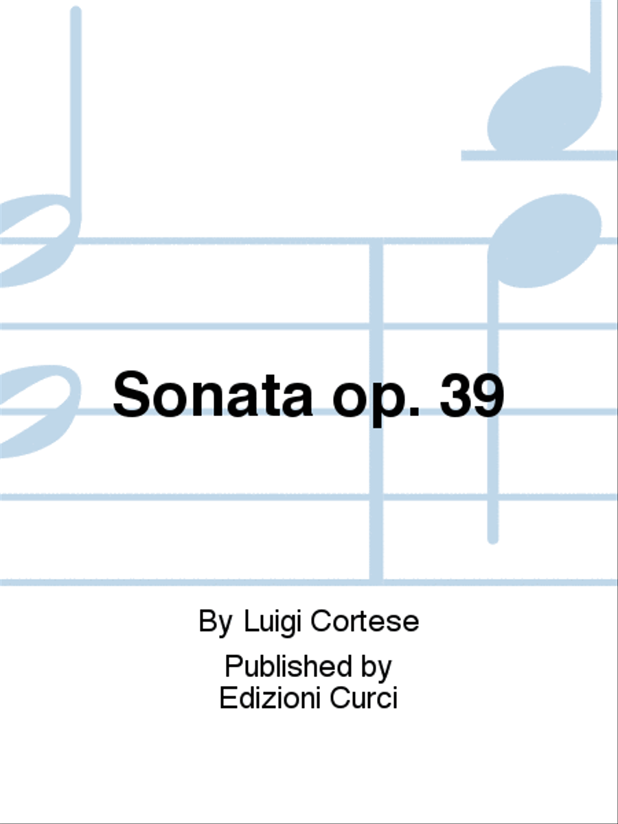 Sonata op. 39