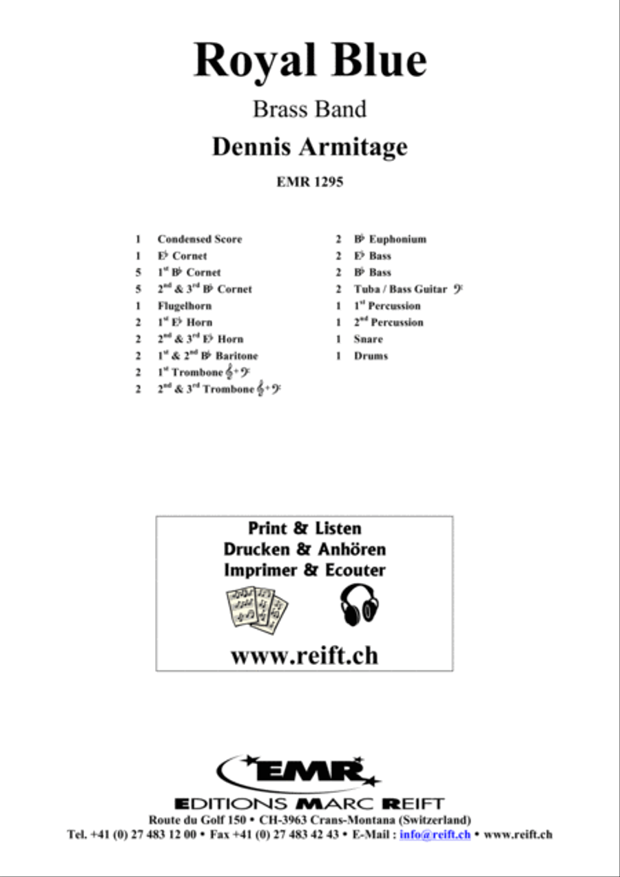 Royal Blue Royal Blue Brass Band scores gallery preview page 2