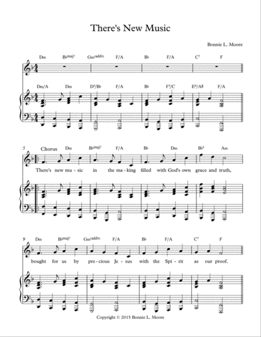 There's New Music There's New Music 4-Part scores gallery preview page 1