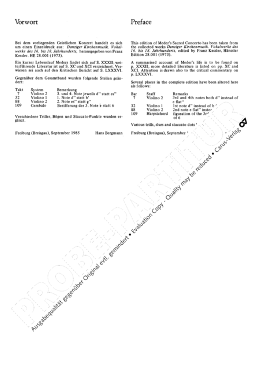 O Lord, punish me not (Ach Herr, strafe mich nicht) Soprano Voice scores gallery preview page 4