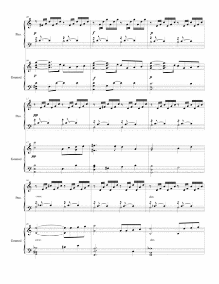 Prelude-Ave Maria for two pianos, four hands image number null