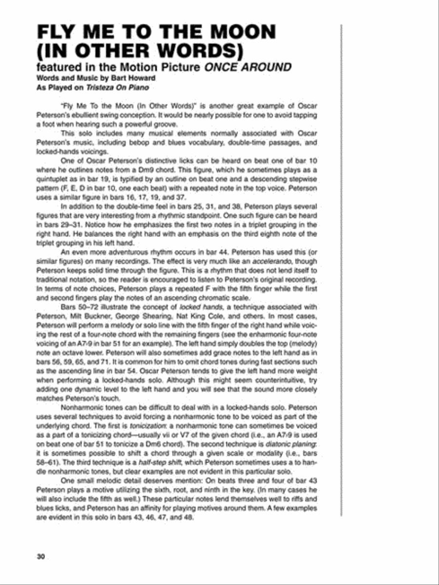 Oscar Peterson Plays Standards Piano Method scores gallery preview page 5