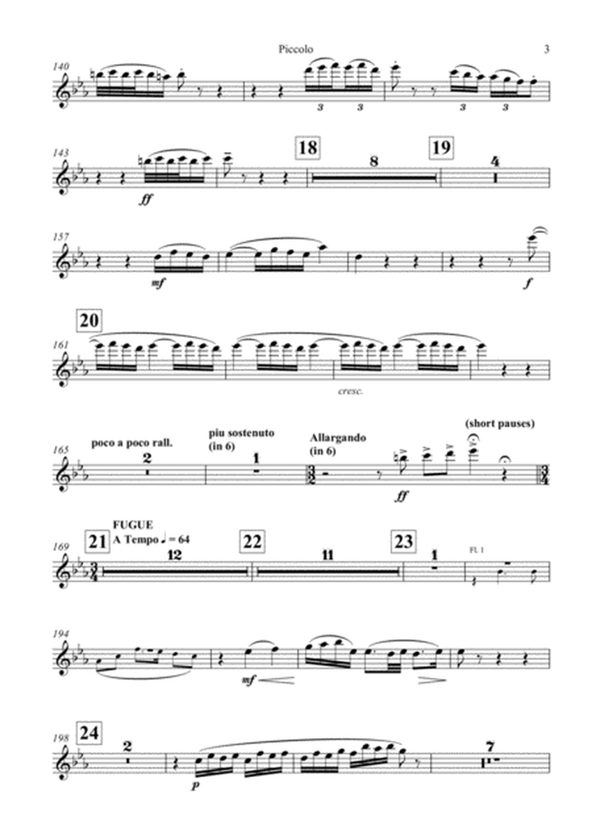 Passacaglia & Fugue in C minor BWV 582 arr. for Concert Band - PARTS