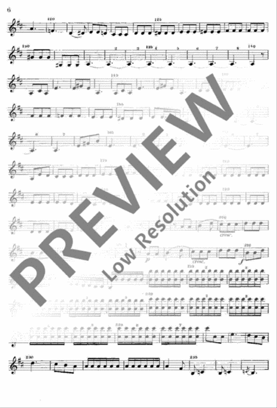 Concerto No. 2 D Major Violin scores gallery preview page 7