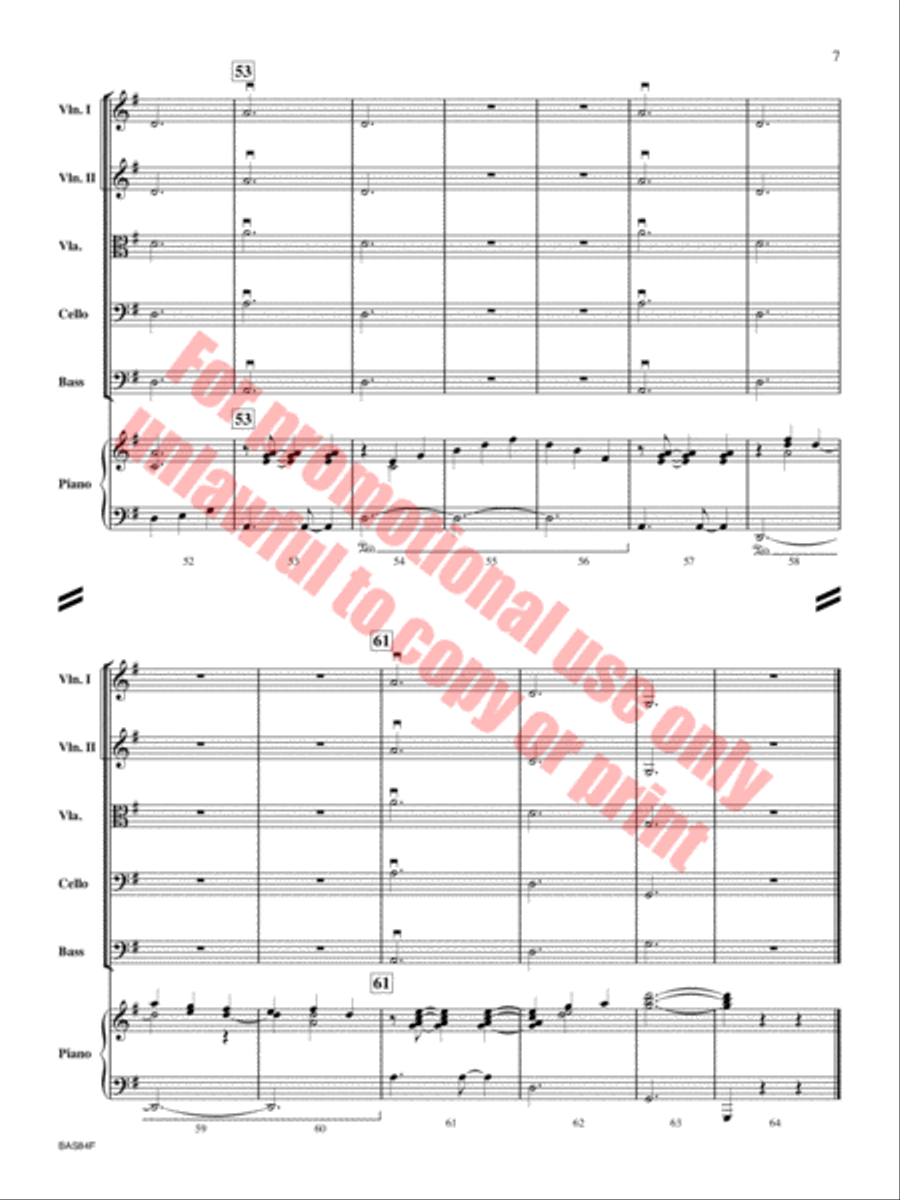 On a Swing String Orchestra scores gallery preview page 8