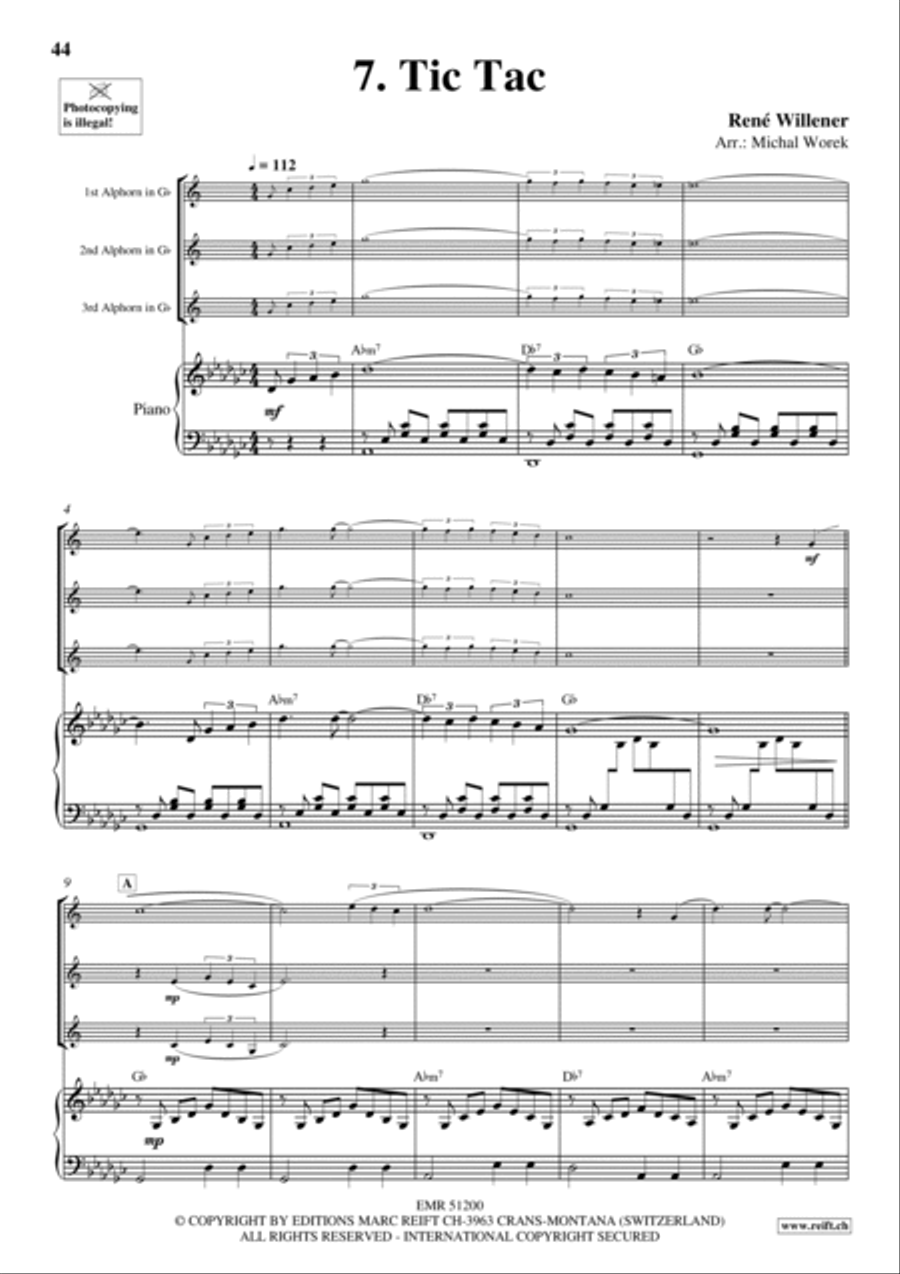 20 Alphorn Trios Volume 2 Brass Trio scores gallery preview page 15
