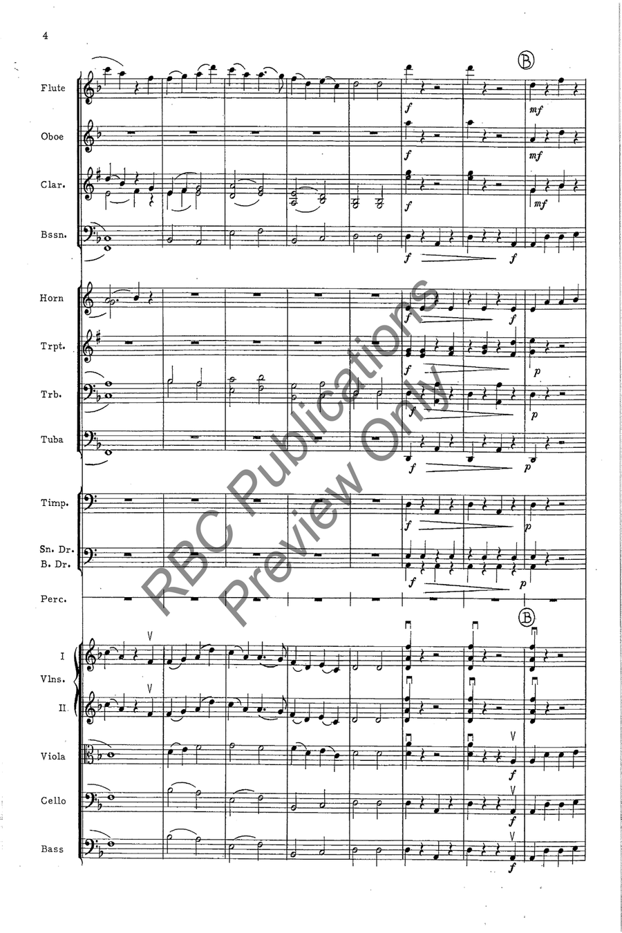 English Country Dance Full Orchestra scores gallery preview page 5