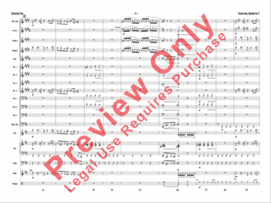 Hunting Wabbits 3 (Get Off My Lawn) Jazz Ensemble scores gallery preview page 6